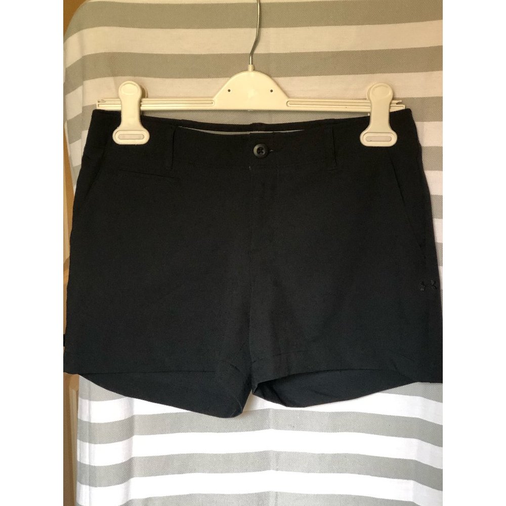 Under Armour Black Fitted Golf Shorts